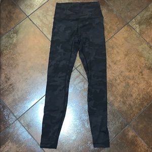 Lululemon Wunder Under Camo Leggings